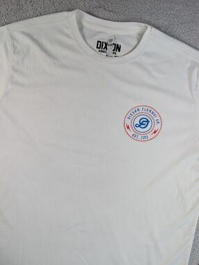 Dixxon UV Sun Shirt Mens XL White Long Sleeve Fishing Performance
